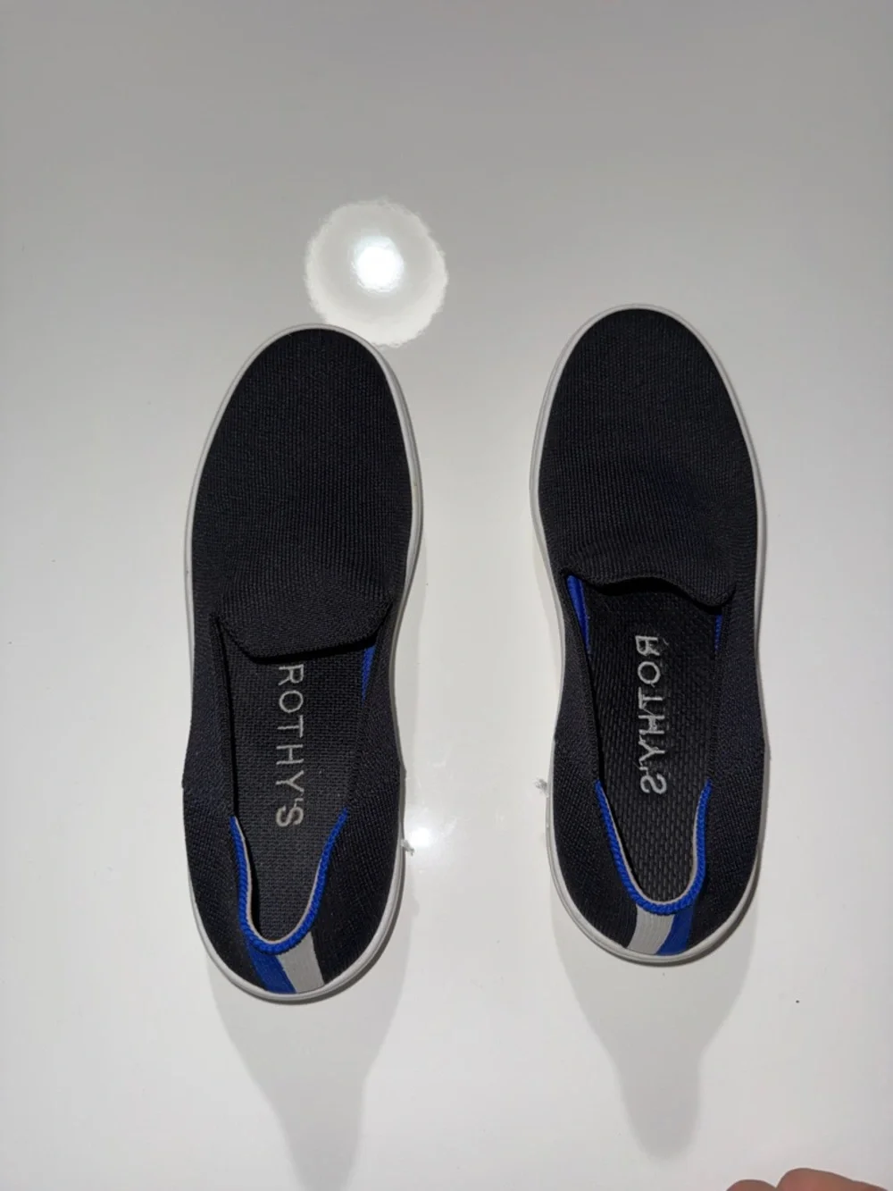 Rothy's The Original Slip On Sneaker Black Womens 7